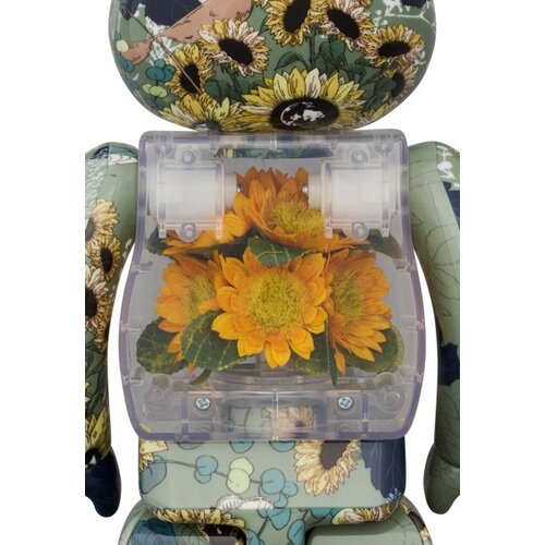 400% Bearbrick - Flor@ Sunflower (Mames) by Medicom Toys 400% Bearbrick - Flor@ Sunflower (Mames) by Medicom Toys
