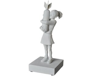 Bomb Hugger Sculpture (Gesso Edition) by Banksy x BRANDALISM