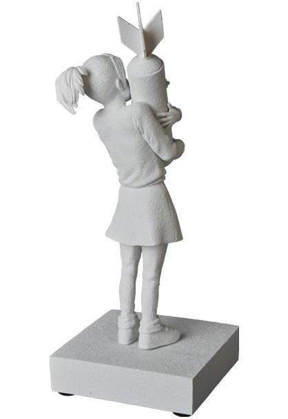 Bomb Hugger Sculpture (Gesso Edition) by Banksy x BRANDALISM Bomb Hugger Sculpture (Gesso Edition) by Banksy x BRANDALISM