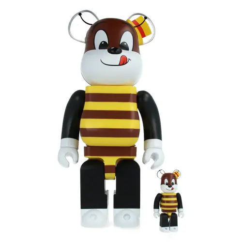 Medicom Toy 400% & 100% Bearbrick set – Kellogg's (Honey) Medicom Toy 400% & 100% Bearbrick set – Kellogg's (Honey)