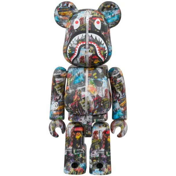 BE@RBRICK - BAPE LEGACY CAMO SHARK GRAY 100％ &amp; 400％ LEGACY CAMO SHARK BE@RBRICK 100%&400% | bape.com