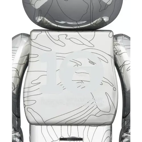 Medicom Toy 400% & 100% Bearbrick set - Aape By Bathing Ape(r) - 10th Anniversary