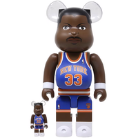 400% & 100% Bearbrick set – Patrick Ewing (New York Knicks)