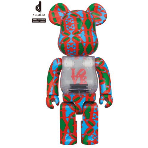 Medicom Toy 400% Bearbrick - Robert Indiana - LOVE Medicom Toy 400% Bearbrick - Robert Indiana - LOVE