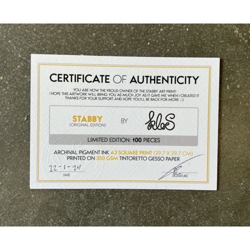 Kloes Stabby Print (30x30) by Kloes