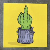 Oscar the Cunt Print (30x30) by Kloes
