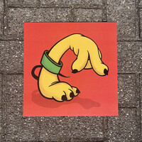 Puppy Dawg Print (30x30) by Kloes