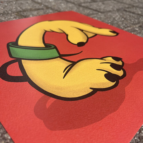 Kloes Puppy Dawg Print (30x30) by Kloes