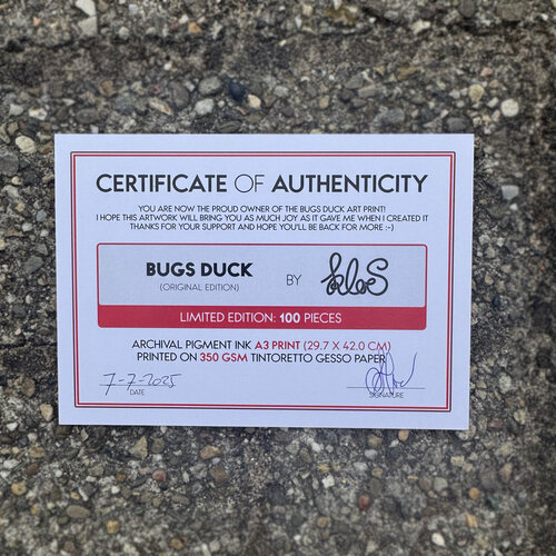 Kloes Bugs Duck (30x42) by Kloes