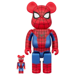 Medicom Toy 100% & 400% Bearbrick - Spider-Man (FINAL SUIT)