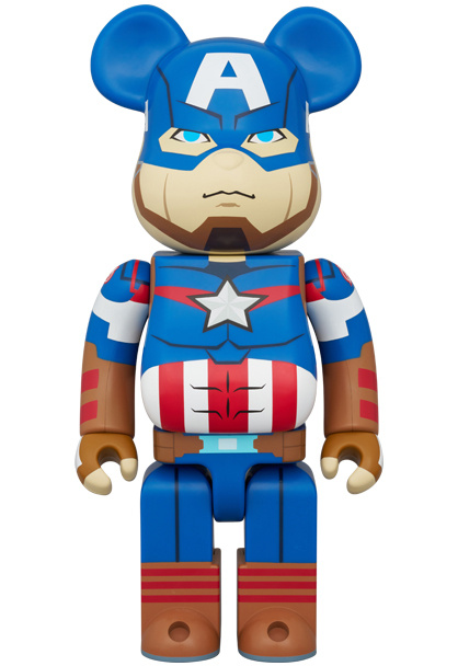 MEDICOM TOY - BE@RBRICK CAPTAIN AMERICA &amp; THOR 400％ BE@RBRICK SERIES 50