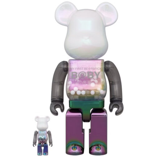 Medicom Toy 100% & 400% Bearbrick - My first Bearbrick Baby (MUTANT) Medicom Toy 100% & 400% Bearbrick - My first Bearbrick Baby (MUTANT)