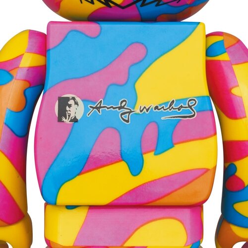 Medicom Toy 400% & 100% Bearbrick Set- Andy Warhol (BWWT 3)