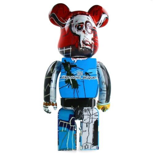 Medicom Toy 400% & 100% Bearbrick Set - Jean-Michel Basquiat (BWWT 3)