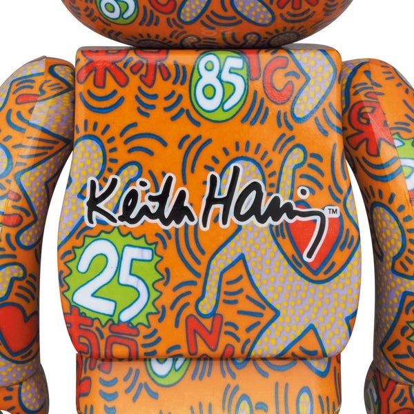 400% & 100% Bearbrick Set - Keith Haring v12 (BWWT 3) by