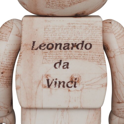 Medicom Toy 400% & 100% Bearbrick Set - Leonardo Da Vinci (Vitruvian Man)