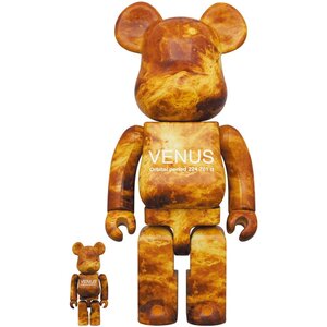 Medicom Toy 400% & 100% Bearbrick - Venus (NASA x Davinci+ Exploration)
