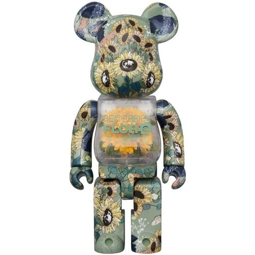 Medicom Toy 400% Bearbrick - Flor@ Sunflower (Mames) Medicom Toy 400% Bearbrick - Flor@ Sunflower (Mames)