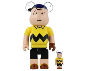 BE@RBRICK PEANUTS チャーリー・ブラウン 400% MLB×『PEANUTS』のシリーズ開幕！球団ユニフォームを着たスヌーピーと