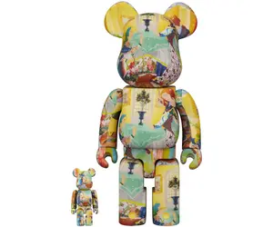 400% & 100% Bearbrick set - Tomokazu Matsuyama - Mintyfresh