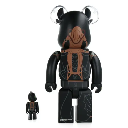 Medicom Toy 100% & 400% Bearbrick set  - Toothless Medicom Toy 100% & 400% Bearbrick set  - Toothless