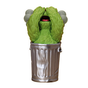 AllRightsReserved Oscar the Grouch Vinyl figure by KAWS x Sesame Street