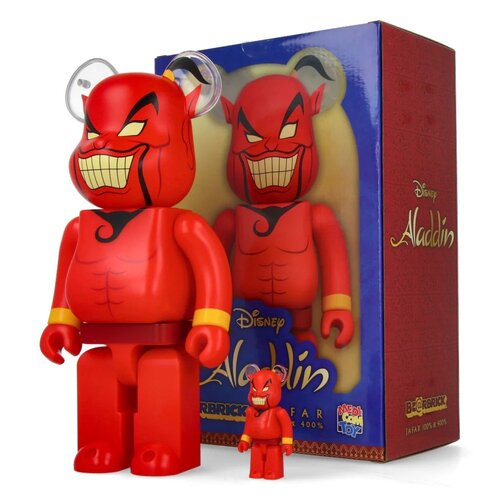 Medicom Toy 400% & 100% Bearbrick set - Jafar (Disney Aladdin)