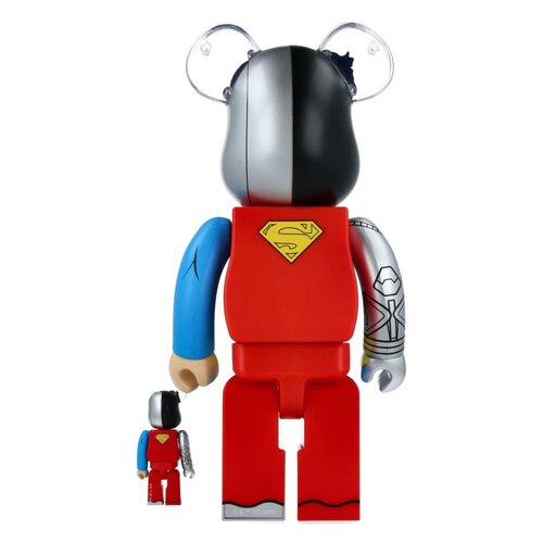 Medicom Toy 400% & 100% Bearbrick set - Cyborg Superman (The Return of Superman)