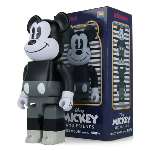 Medicom Toy 400% Bearbrick - Mickey Mouse (Black & White)
