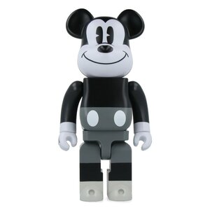 Medicom Toy 400% Bearbrick -  Mickey Mouse (Black & White)