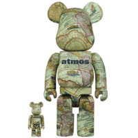 400% & 100% Bearbrick Set – Atmos - Aged Map