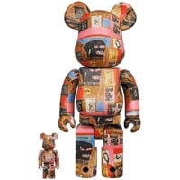 400% & 100% Bearbrick Set – Andy Warhol x Jean-Michel Basquiat #2