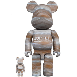 Medicom Toy 400% & 100% Bearbrick Set – Jupiter  (NASA)