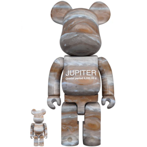 Medicom Toy 400% & 100% Bearbrick Set – Jupiter  (NASA)