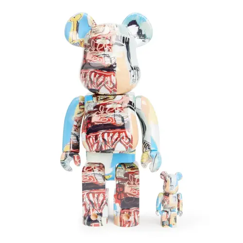 Medicom Toy 400% & 100% Bearbrick Set – Jean-Michel Basquiat #6