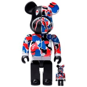 Medicom Toy 400% & 100% Bearbrick Set – Bape Store London- Shark