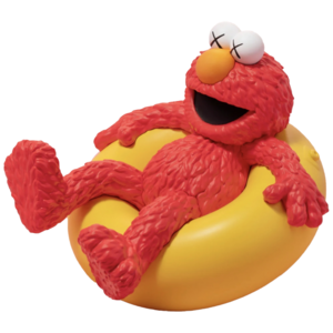 AllRightsReserved Elmo vinyl figure - Water Parade by KAWS x Sesame Street AllRightsReserved Elmo vinyl figure - Water Parade by KAWS x Sesame Street