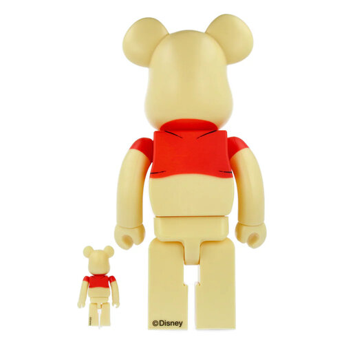 Medicom Toy 400% & 100% Bearbrick set - Winnie the Pooh (Original) Medicom Toy 400% & 100% Bearbrick set - Winnie the Pooh (Original)