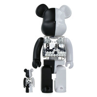 400% & 100% Bearbrick - My first Bearbrick Baby (Black & White)
