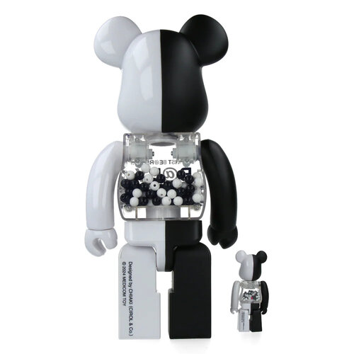 Medicom Toy 400% & 100% Bearbrick - My first Bearbrick Baby (Black & White) Medicom Toy 400% & 100% Bearbrick - My first Bearbrick Baby (Black & White)