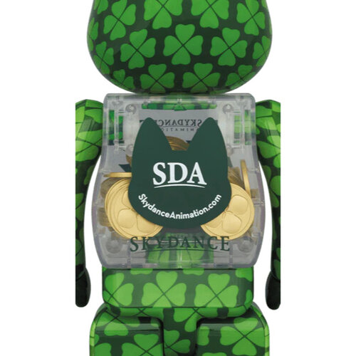 Medicom Toy 400% & 100% Bearbrick set - LUCK (Skydance Animation)