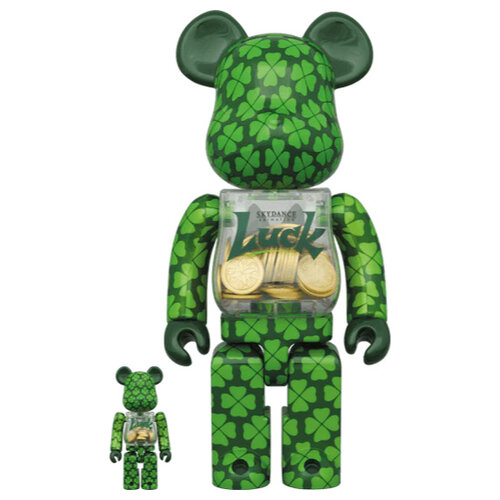 Medicom Toy 400% & 100% Bearbrick set - LUCK (Skydance Animation) Medicom Toy 400% & 100% Bearbrick set - LUCK (Skydance Animation)