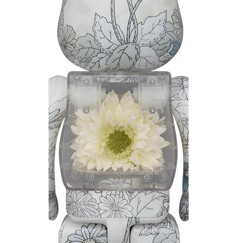 Medicom Toy 400% Bearbrick - Flora Gerbera (Mames) Medicom Toy 400% Bearbrick - Flora Gerbera (Mames)