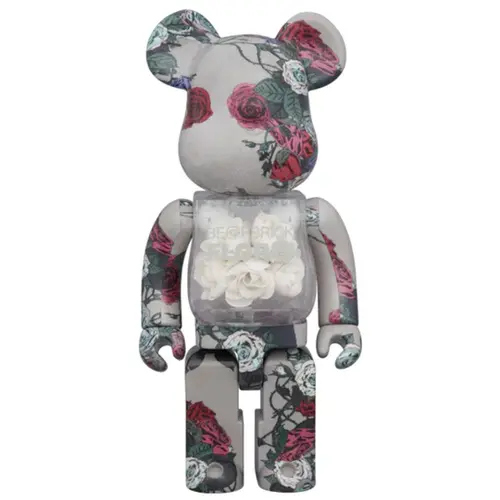 Medicom Toy 400% Bearbrick - Flora Glow in the Dark (Mames) Medicom Toy 400% Bearbrick - Flora Glow in the Dark (Mames)