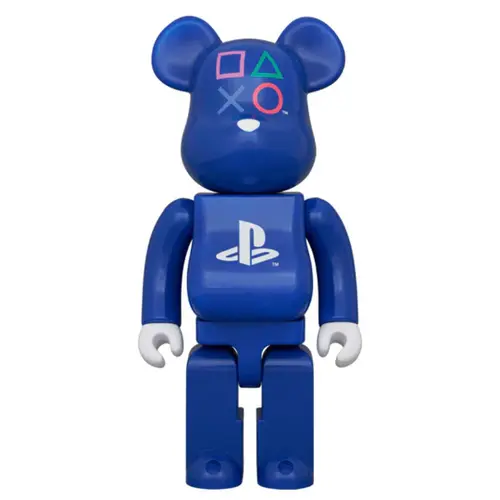Medicom Toy 400% Bearbrick - PlayStation (Blue ed.)