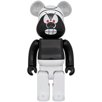 400% Bearbrick -  Smurf (Black)