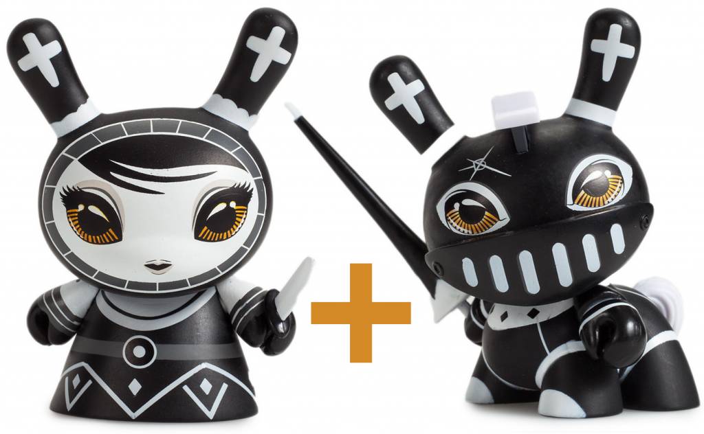Knight Black Kidrobot Shah Mat Chess Series with Pawn Otto Bjornik