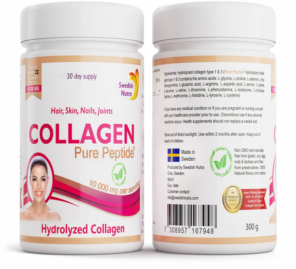 Collagen in powder form - Swedish Nutra Liquid Supplements