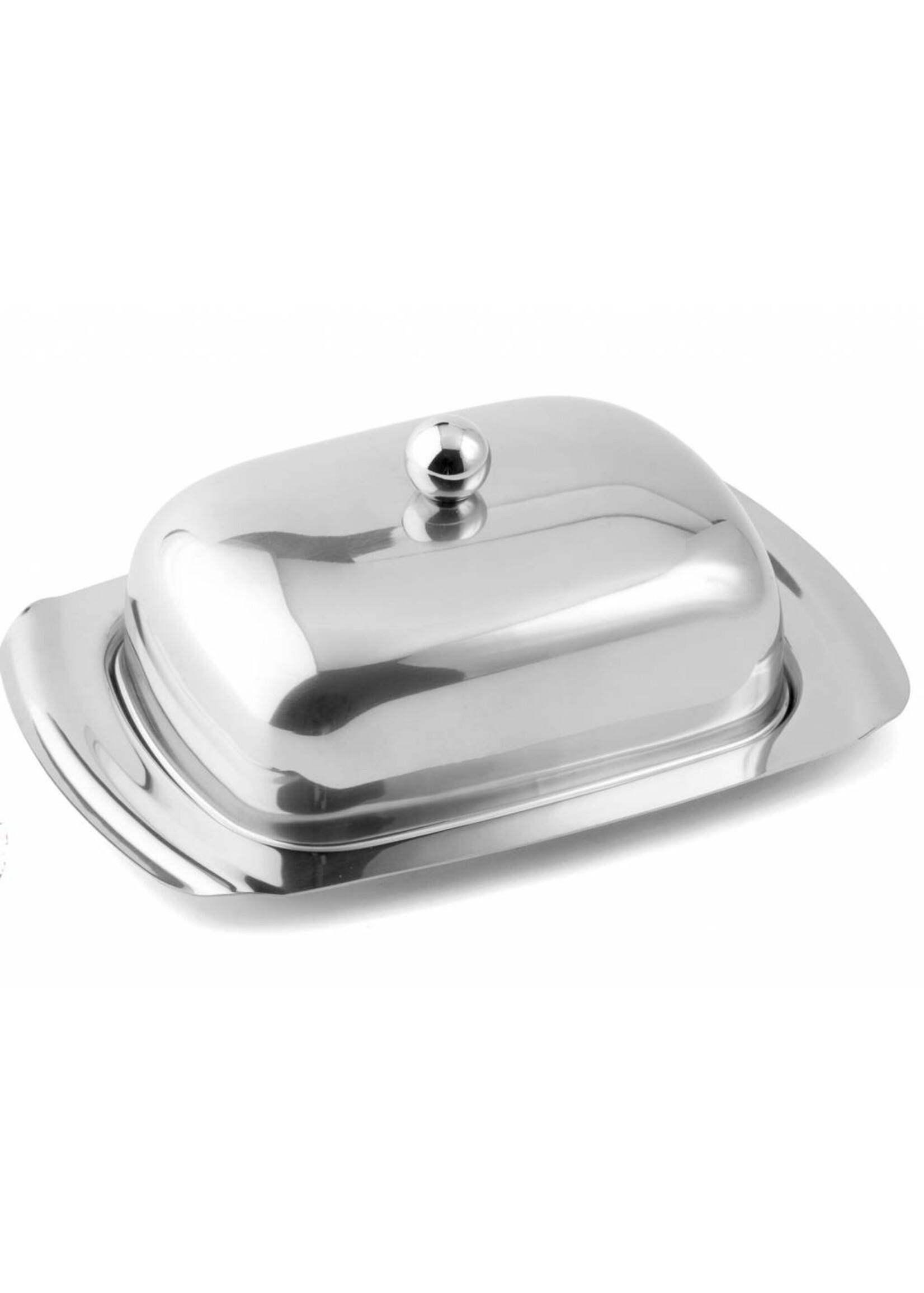 Weis 142844 Edelstahl Butterdose Butterglocke hochglanzpoliert für 250g Butter