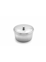 Weis 142837 Edelstahl Magarinedose rund 13cm hochglanzpoliert